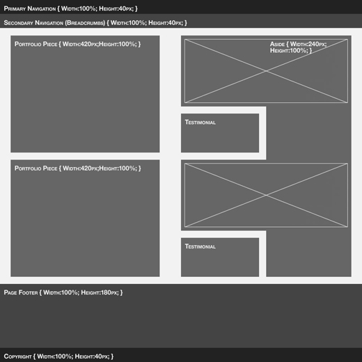 Portfolio Wireframe