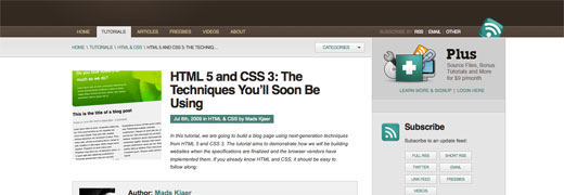 HTML 5 and CSS 3: The Techniques You'll Soon Be Using