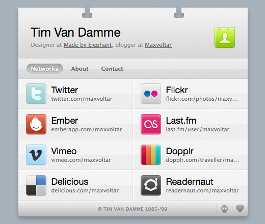 Tim Van Damme's Home Page