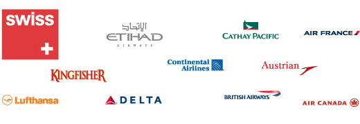 Typographic Airline Logos