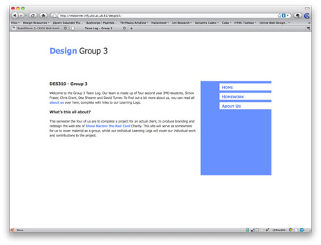 Design Group 3 - Team Site